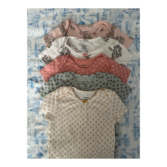 Lot Of 5 Carter's 24 Months
Bodysuit, Flowers - Picture 3 of 6